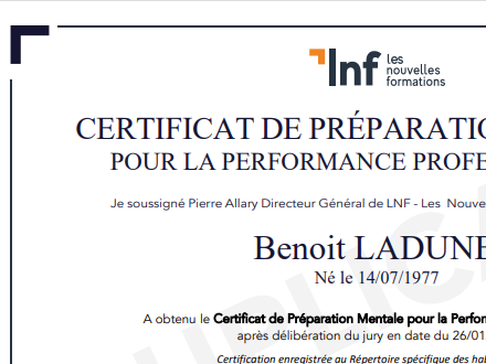 Préparateur mental (entreprise)